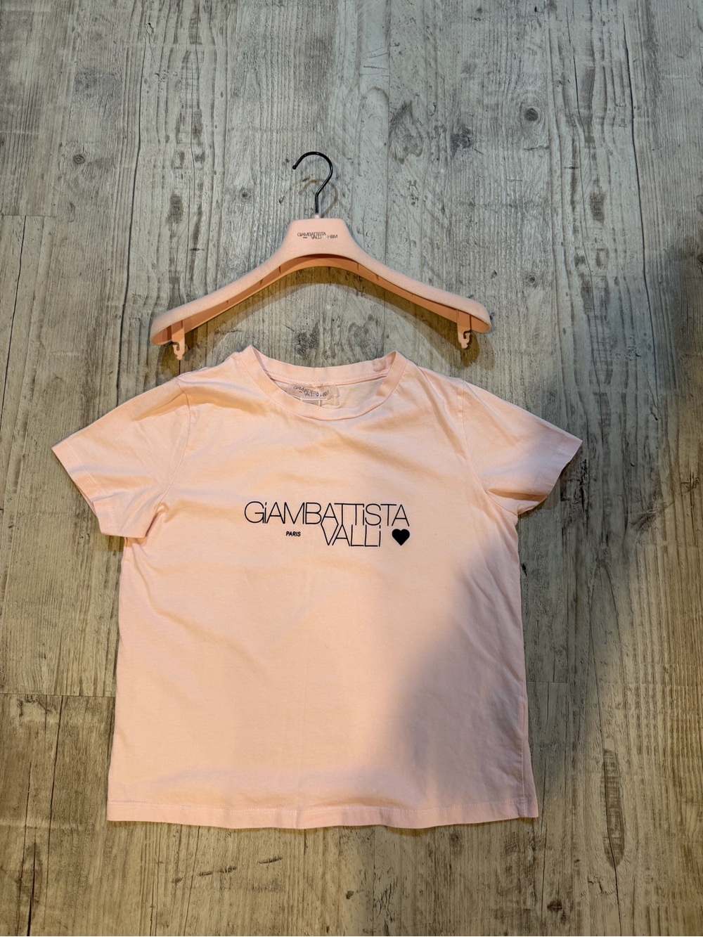 Giambattista Valli Pink Logo Tee S